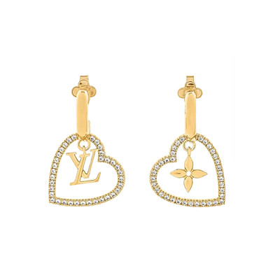 LOUIS VUITTON-M02308 루이비통 골드 마이 LV 하트 귀걸이