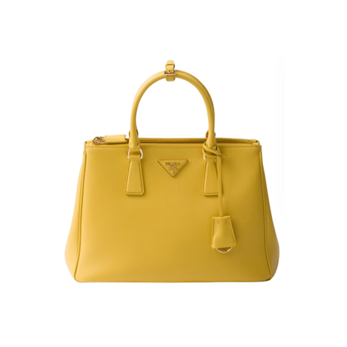 PRADA-1BA274 프라다 옐로우 라지 프라다 갤러리아 가죽 백