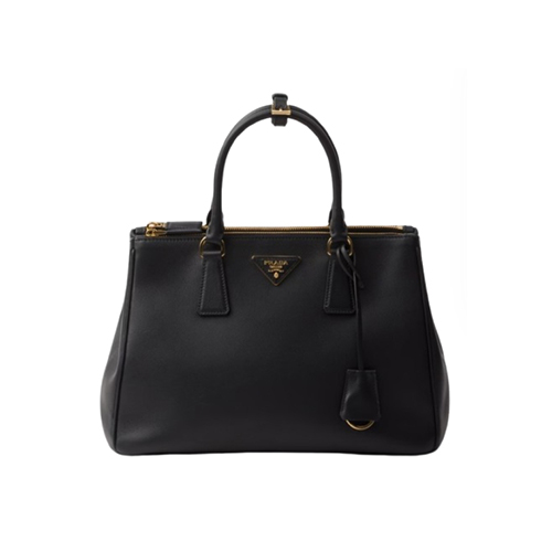 PRADA-1BA274 프라다 블랙 라지 프라다 갤러리아 가죽 백
