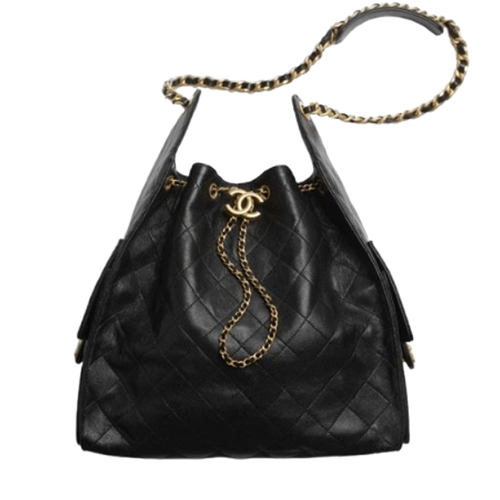 CHANEL-AS5311 샤넬 블랙 캐비어 가죽 CHANEL 25 미디엄 백