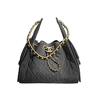 [스페셜오더]CHANEL-AS99442 샤넬 화이트 퀄팅 드로우스트링 CHANEL 25 스몰 백