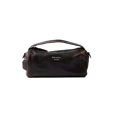 PRADA-2VH188 프라다 다크 브라운 나파 가죽 숄더백