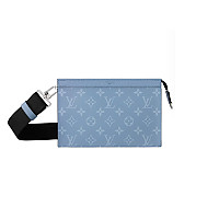 LOUIS VUITTON-M14036 루이비통 블랙 모노그램 마카사르 가스통 웨어러블 월릿