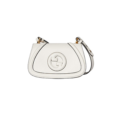 GUCCI-815714 9050 구찌 화이트 가죽 구찌 블론디 스몰 탑 핸들백