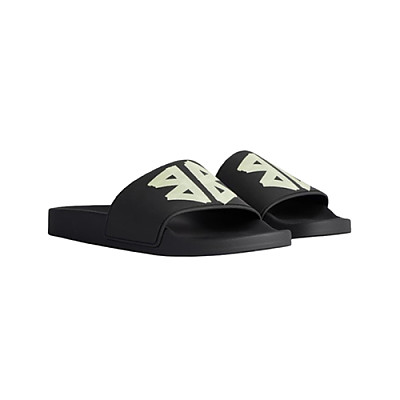BALENCIAGA-689031 발렌시아가 블랙 풀 슬라이드 샌들 남여공용