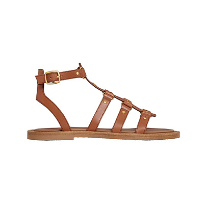 CELINE-357973 셀린느 탠 림피아 글래디에이터 샌들 여성용