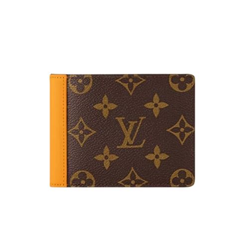 LOUIS VUITTON-M12837 루이비통 옐로우 모노그램 마카사르 멀티플 월릿
