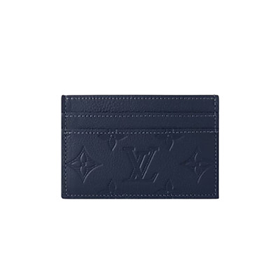 LOUIS VUITTON-M14789 루이비통 네이비 모노그램 섀도우 더블 카드 홀더