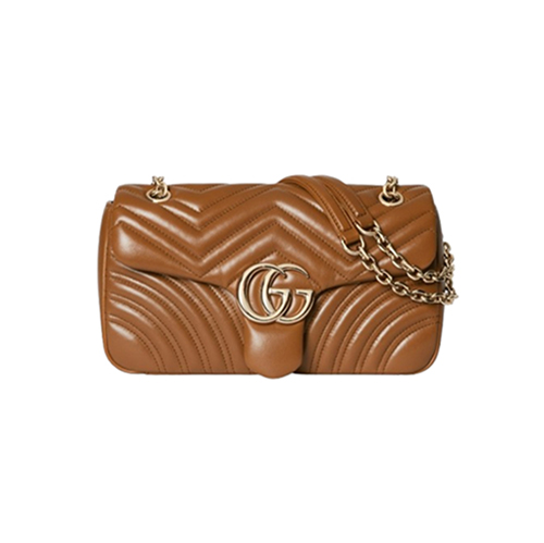 GUCCI-837267 2718 구찌 브라운 GG 마몽 미디엄 숄더백
