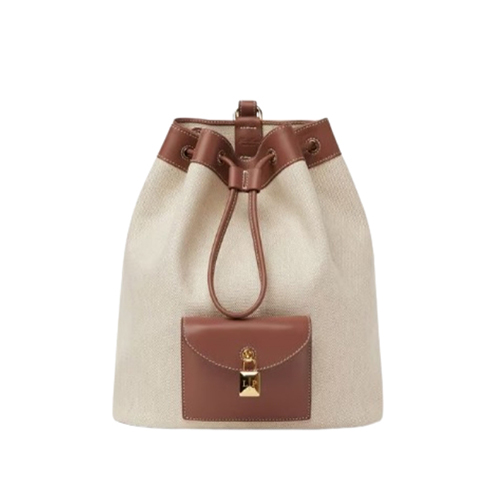 Loro Piana-FAP2477 로로피아나 내추럴 캔버스 엑스트라 드로스트링 L27 백팩