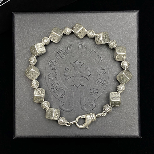 CHROMEHEARTS-07021 크롬하츠 실버 주사위 팔찌