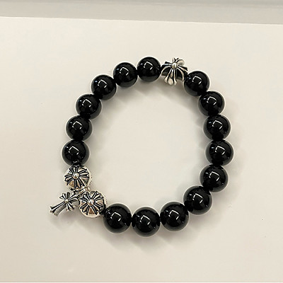 CHROMEHEARTS-06047 크롬하츠 블랙 구슬 팔찌