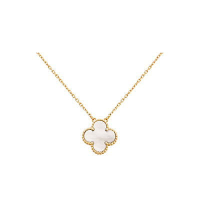 [스페셜오더]VAN CLEEF ARPELS-6120 반클리프 골드 올큐빅 알함브라 펜던트
