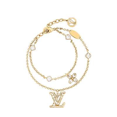 LOUIS VUITTON-M1582A 루이비통 골드 레이디 LV 팔찌