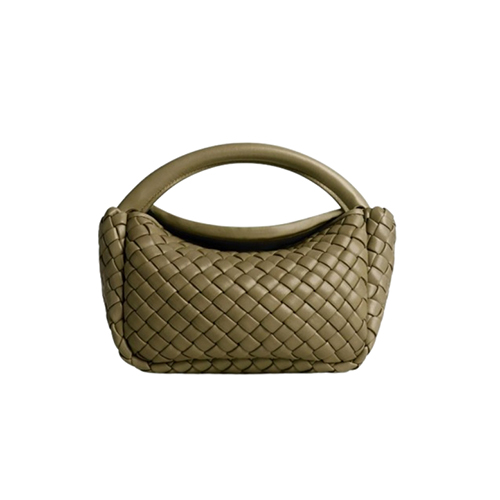 BOTTEGA VENETA-805739 보테가 베네타 카키 스몰 코블 탑 핸들 백