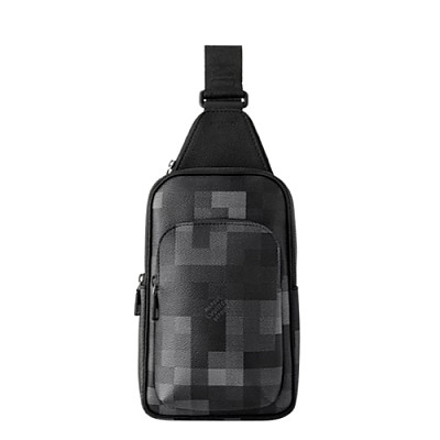 LV-M47137 루이비통 모노그램 이클립스 에비뉴 슬링 백 PM 16cm