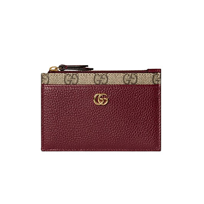 GUCCI-837966 6258 구찌 레드/베이지 GG 마몽 카드 케이스