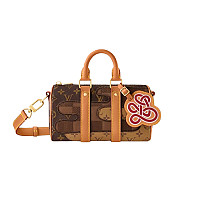 LOUIS VUITTON-M11996 루이비통 터콰이즈 모노그램 토뤼옹 키폴 반둘리에 25