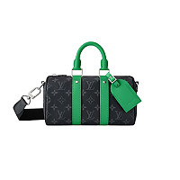 LOUIS VUITTON-M11996 루이비통 터콰이즈 모노그램 토뤼옹 키폴 반둘리에 25