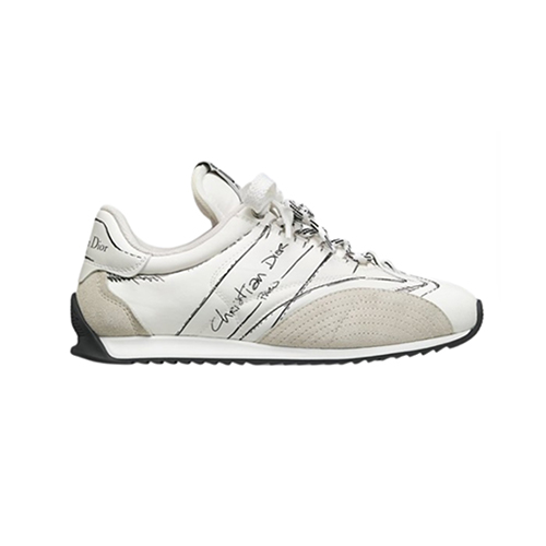 DIOR-KCK427 디올 화이트 D-Sketch 스니커즈 남여공용