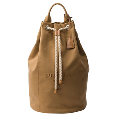 PRADA-2VY011 프라다 토바코 캔버스 드로스트링 더플백