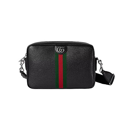 GUCCI-834468 1043 구찌 오피디아 블랙 가죽 미디엄 크로스백