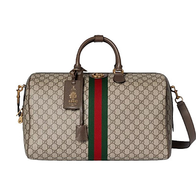 GUCCI-834460 9746 구찌 베이지/브라운 구찌 사보이 미디엄 더플백