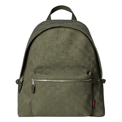 GUCCI-834464 3244 구찌 그린 GG 캔버스 미디엄 백팩