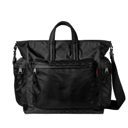 GUCCI-818962 1062 구찌 블랙 GG 나일론 라지 토트백