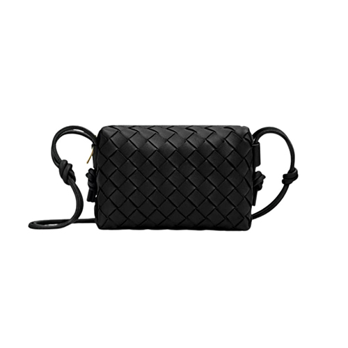 BOTTEGA VENETA-680254 보테가 베네타 블랙 미니 루프 카메라 백