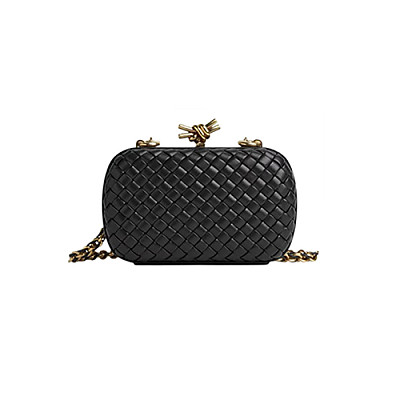 BOTTEGA VENETA-776662 보테가 베네타 블랙 양가죽 체인 놋