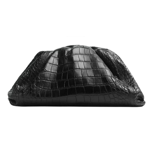 BOTTEGA VENETA-576227 보테가 베네타 블랙 악어가죽 파우치