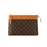 LOUIS VUITTON-M11545 루이비통 카키 그린 모노그램 그라디언트 포쉐트 보야주 수플 파우치 30cm