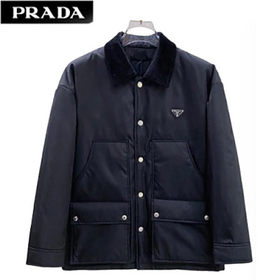 PRADA-081711 프라다 블랙 트라이앵글 로고 재킷 남성용