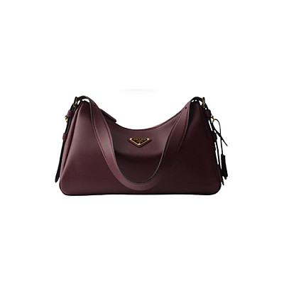 PRADA-1BC229 프라다 버건디 에메 미디엄 가죽 숄더백