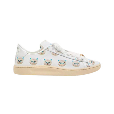 VALENTINO-7W2S0LX 발렌티노 화이트 로이코 샤 드 라 메종 모티프 스니커즈 남여공용