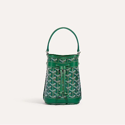 [스페셜오더]GOYARD-01CL01P 고야드 PETIT FLOT 쁘띠 플롯 버킷백 그린 미니