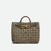 [스페셜오더]BOTTEGA VENETA-743568 보테가 베네타 정글(그린) 안디아모 스몰 탑 핸들 백 25CM(766014 동일제품)