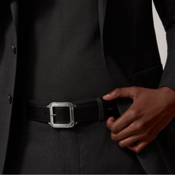 [스페셜오더]Cartier-L5000733 까르띠에 산토스 드 까르띠에 벨트 블랙 은장