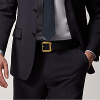 [스페셜오더]Cartier-L5000733 까르띠에 산토스 드 까르띠에 벨트 블랙 은장
