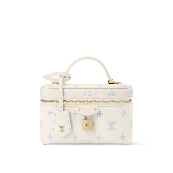 [스페셜오더]LOUIS VUITTON-M27744 루이비통 모노그램 앙프렝뜨 베니티 체인 파우치 밀키화이트&블루