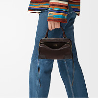 [스페셜오더]LOEWE-A039AS4X12 로에베 미니 아마조나 180 소프트 송아지 가죽 숄더백 화이트