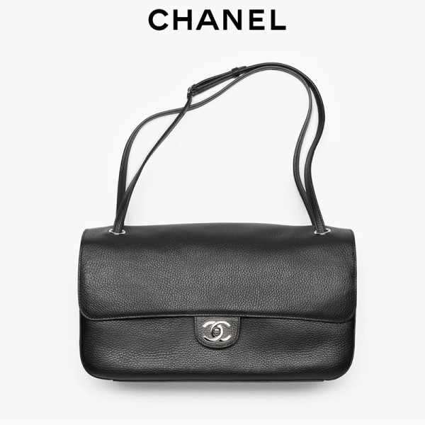 [스페셜오더]CHANEL-AS6231 샤넬 그레인드 카프스킨 맥시 플랩백 블랙