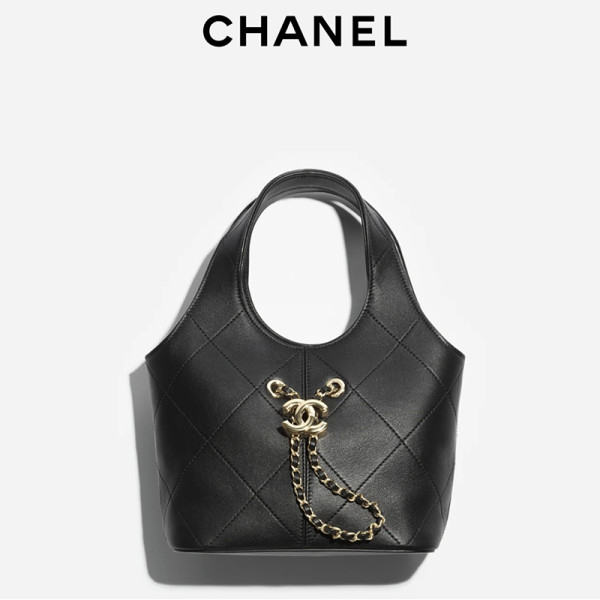 [스페셜오더]CHANEL-AS6132 샤넬 카프스킨 스몰 쇼핑백 블랙