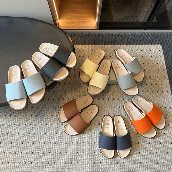 BRUNELLO CUCINELLI-06041 브루넬로 쿠치넬리 2026SS 남성용 스트레이트 플립플랍(7컬러)