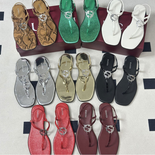 GUCCI-06248 구찌 버클 클립온 캐주얼 샌들