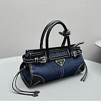 PRADA-1BA486 프라다 화이트 보니 미니 가죽 핸드백