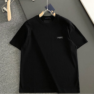 LOUIS VUITTON-072710 루이비통 2026 봄/여름 최신 라운드넥 자수 패션 반팔 티셔츠
