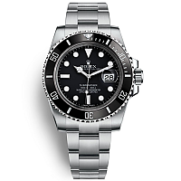 [스페셜오더]ROLEX-롤렉스 서브마리너 스틸 옐로우골드 블루/핑크사파이어 베젤 블랙다이얼 워치40mm