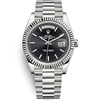 [TW Factory][스페셜오더]ROLEX-228239 롤렉스 데이-데이트 다이아 스틸 그린다이얼 페이크시계 40mm